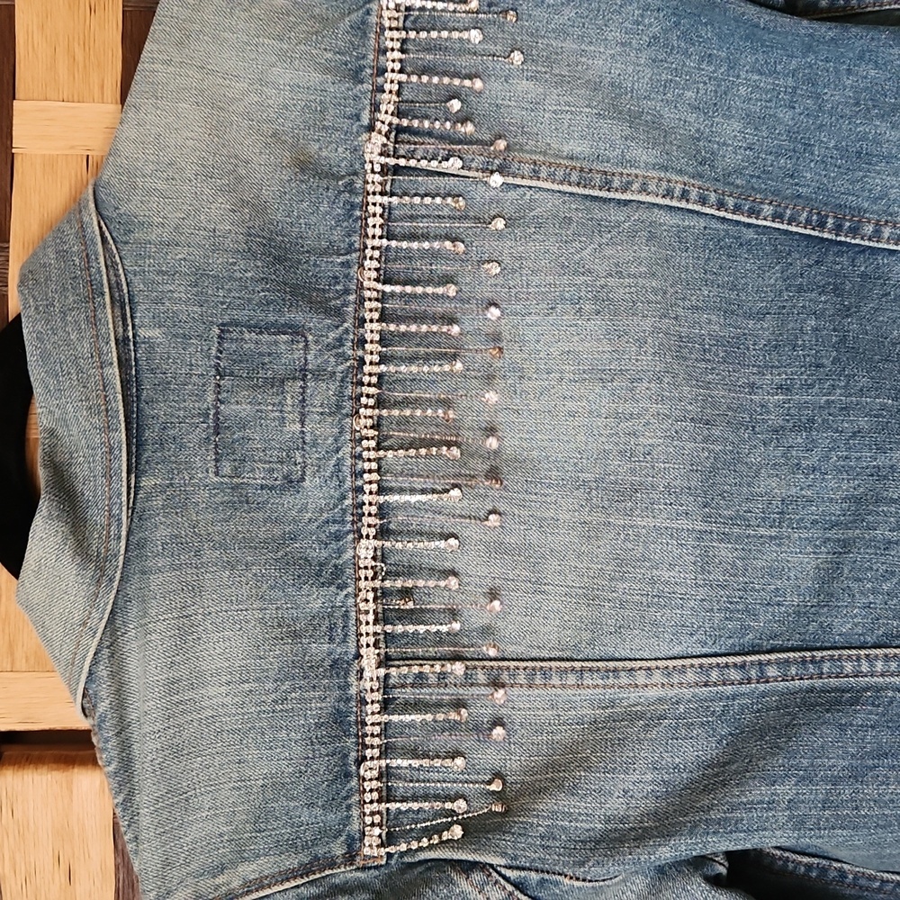 Levis Snap On Diamond fringe